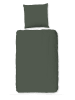Pure Mikrofaser-Bettwäsche-Set in Oliv