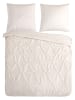 Pure Mikrofaser-Bettwäsche-Set "Elegance" in Creme
