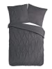 Pure Komplet pościeli "Elegance" w kolorze antracytowym z mikrofibry