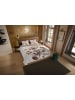 Pure Microvezel beddengoedset "Okuyasu" wit/beige