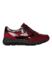 HASSIA Skórzane sneakersy "Bordeaux" w kolorze czerwonym