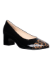 HASSIA Leder-Pumps "Ravenna" in Schwarz/ Hellbraun