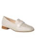 HASSIA Leren mocassins "Napoli" goudkleurig/wit