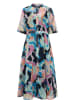 NÜMPH Kleid in Dunkelblau/ Bunt