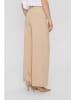 NÜMPH Spodnie w kolorze beżowym