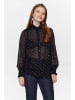 NÜMPH Bluse in Schwarz/ Bunt