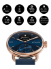 WITHINGS Smartwatch "ScanWatch 2" w kolorze złoto-granatowym