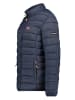 Geographical Norway Doorgestikte jas "Atikolor" donkerblauw