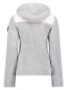 Geographical Norway Fleecejacke "Tilove" in Grau/ Weiß