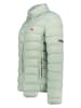 Geographical Norway Doorgestikte jas "Atikolor" lichtgroen