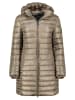 Geographical Norway Doorgestikte mantel "Annecy" taupe