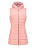 Geographical Norway Kamizelka pikowana "Vatikotal" w kolorze jasnoróżowym