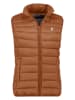 Geographical Norway Doorgestikte bodywarmer "Vatikotal" lichtbruin