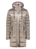 Geographical Norway Steppmantel "Bulli" in Taupe