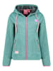 Geographical Norway Kurtka polarowa "Umariona" w kolorze turkusowym