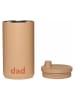 Design Letters Kubek termiczny "Dad" w kolorze beżowym - 350 ml