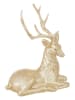 Bizzotto Figurka dekoracyjna "Reindeer" w kolorze złotym - wys. 23 cm