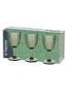 Tognana 3-delige set: glazen "Davor" groen - 250 ml