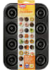 Dr. Oetker Donut-Backform "Tradition" in Schwarz - (B)38,5 x (H)2 x (T)26,5 cm