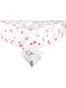 Trendy Kitchen by EXCÉLSA Tischdecke "Gnomo" in Weiß/ Rot - (L)240 x (B)140 cm