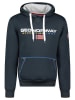 Geographical Norway Hoodie "Olvier" in Dunkelblaiu