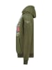 Geographical Norway Hoodie "Gakim" kaki