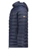 Geographical Norway Doorgestikte mantel "Amigomap" donkerblauw