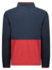 Geographical Norway Fleece vest donkerblauw/rood