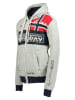 Geographical Norway Bluza w kolorze czerwono-szaro-granatowym