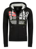 Geographical Norway Sweatjacke in Schwarz