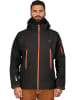Geographical Norway Softshelljas "Tezip" zwart/oranje