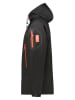 Geographical Norway Softshelljas "Tezip" zwart/oranje