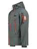 Geographical Norway Softshelljacke "Tezip" in Grau/ Orange