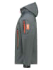 Geographical Norway Kurtka softshellowa "Tezip" w kolorze szaro-pomarańczowym