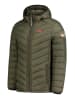 Geographical Norway Kurtka pikowana "Carliti hood" w kolorze khaki