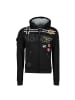 Geographical Norway Sweatjacke "Garadock" in Schwarz