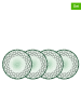 Bitz 4er-Set: Beilagenteller "Sorrento" in Grün - Ø 16 cm