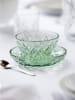 Lyngby Glas 4-delige set: kommen "Sorrento" groen - Ø 12 cm