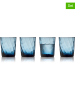 Lyngby Glas 4er-Set: Trinkgläser in Blau - 300 ml