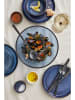 Bitz 4-delige set: mueslikommen donkerblauw/zwart - Ø 14 cm