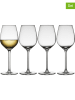 Lyngby Glas 4-delige set: wittewijnglazen "Juvel" - 380 ml