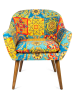 EXCELSA Fauteuil "Trinacria" meerkleurig - (B)70,5 x (H)83 x (D)65 cm