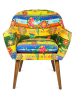 EXCELSA Armlehnstuhl in Bunt - (B)70,5 x (H)83 x (T)65 cm