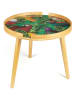 EXCELSA Beistelltisch "Havana" in Natur/ Bunt - (H)44 x  Ø 48 cm