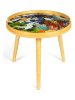 EXCELSA Bijzettafel "Kimono" naturel/meerkleurig - (H)44 x  Ø 48 cm