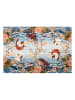 Trendy Kitchen by EXCÉLSA Tapijt "Fuji" blauw/meerkleurig - (B)165 x (H)110 cm