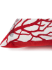 Trendy Kitchen by EXCÉLSA Kissen "Coral" in Rot/ Weiß - (L)45 x (B)45 cm