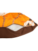 Trendy Kitchen by EXCÉLSA Kissen "Fuji" in Hellbraun/ Orange - (L)45 x (B)45 cm