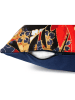 Trendy Kitchen by EXCÉLSA Kissen "Kimono" in Rot/ Dunkelblau - (L)45 x (B)45 cm