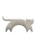Leschi Wärmekissen "Katze Clara" in Grau - (B)47 x (H)23 x (T)4 cm